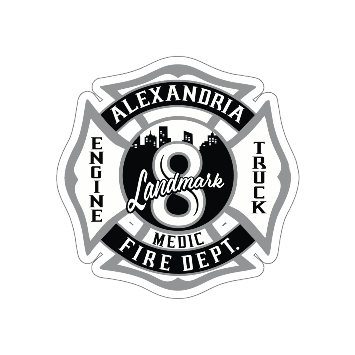 Company No. 8 Decal