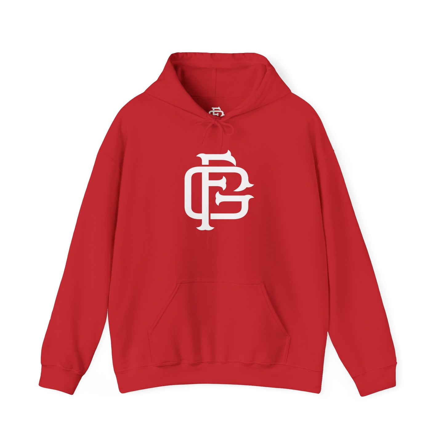 Fireground White Center FG Monogram Hoodie