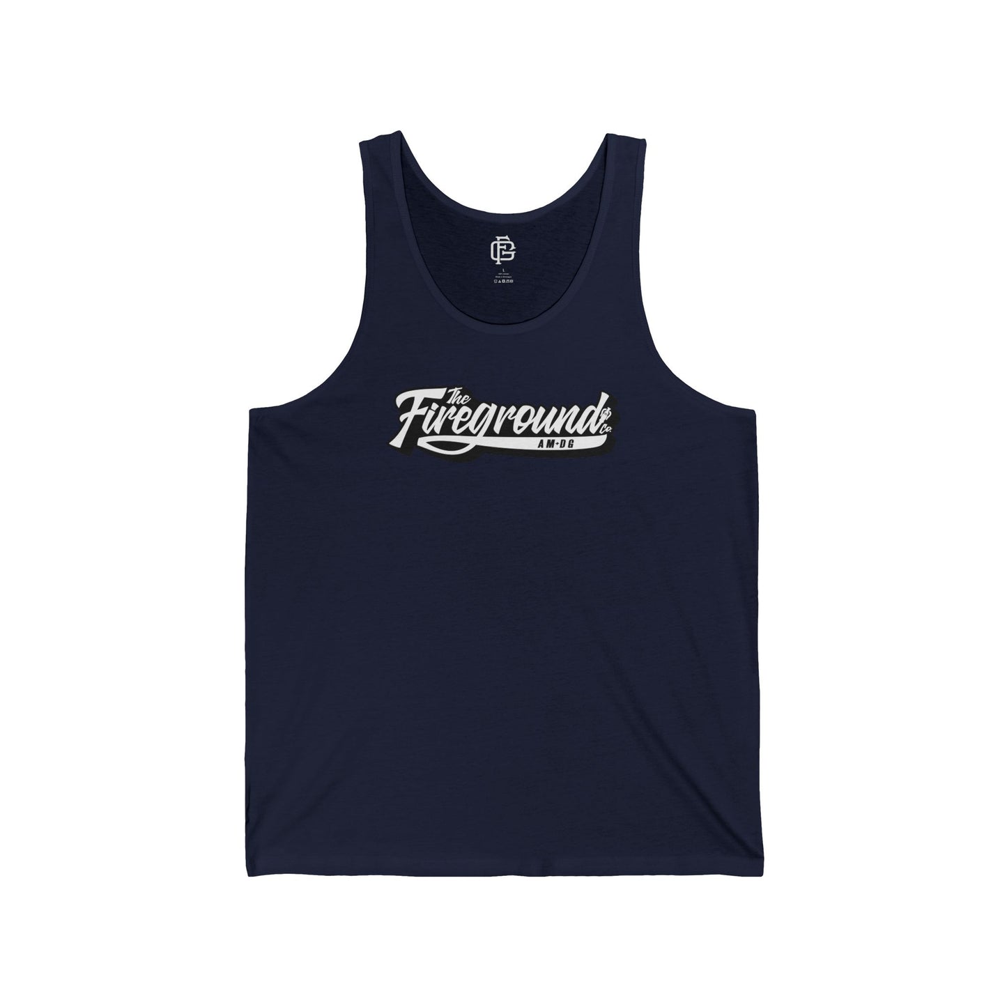 Fireground Freestyle Dark Background Tank Top