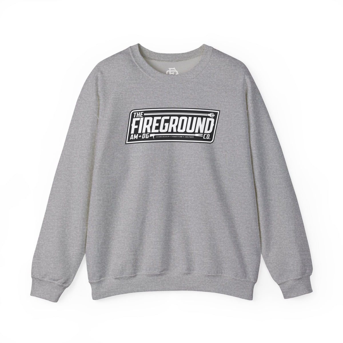 Fireground Dark Background Banner Sweatshirt