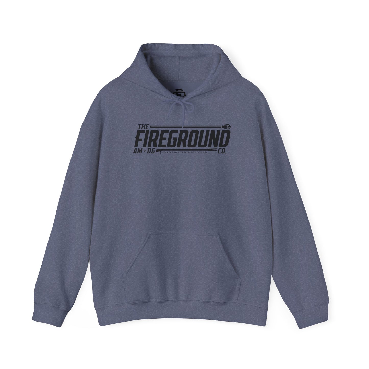 Fireground Black Banner Hoodie