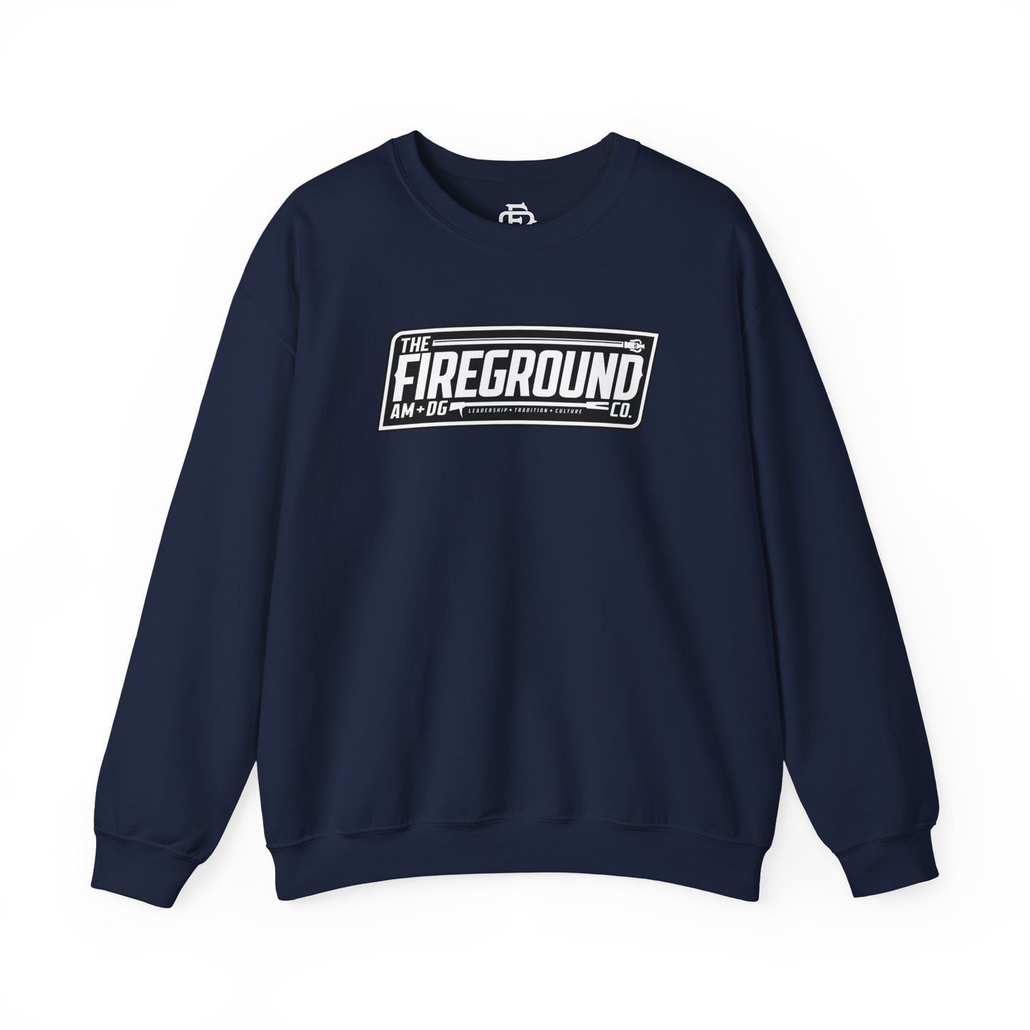 Fireground Dark Background Banner Sweatshirt