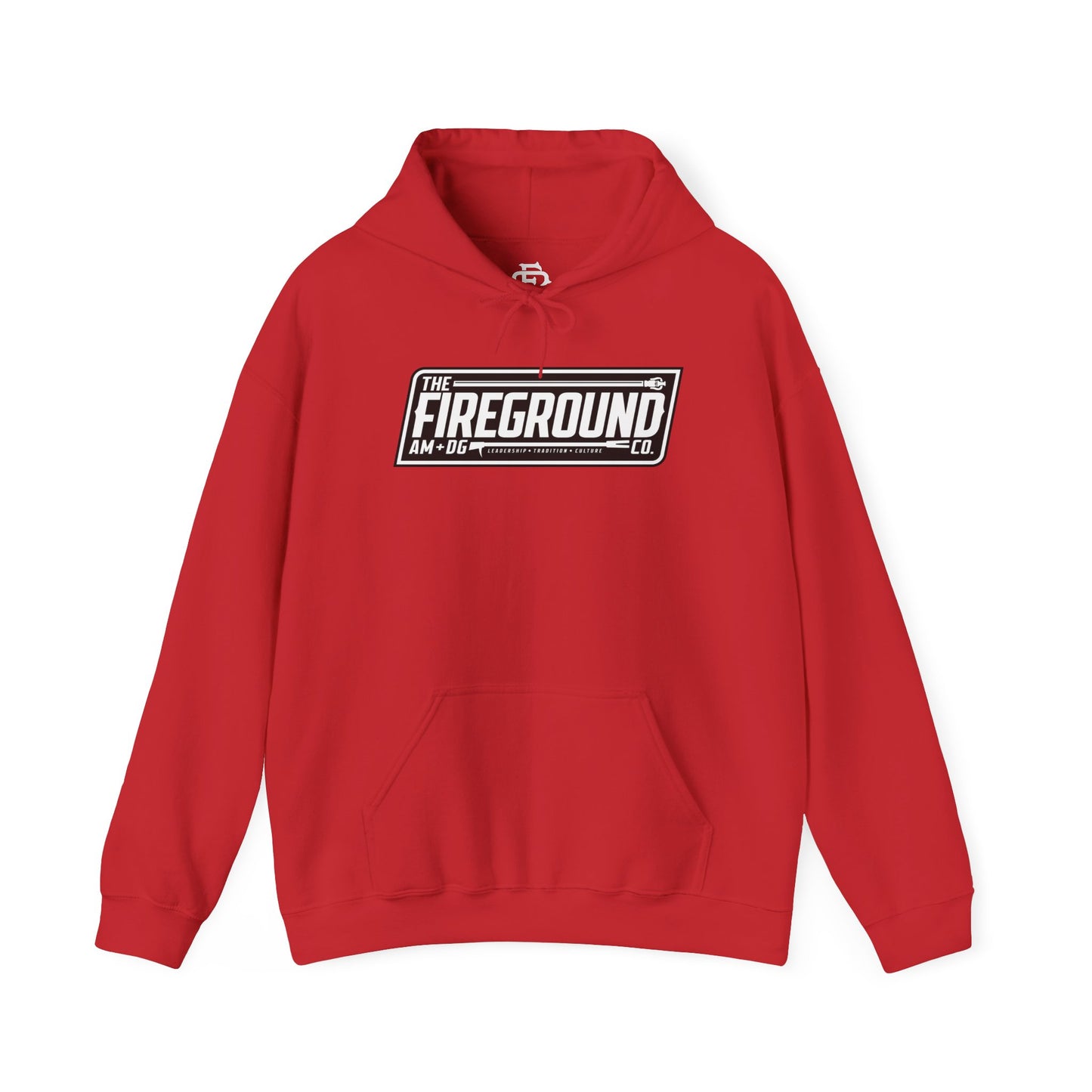 Fireground Dark Background Banner Hoodie