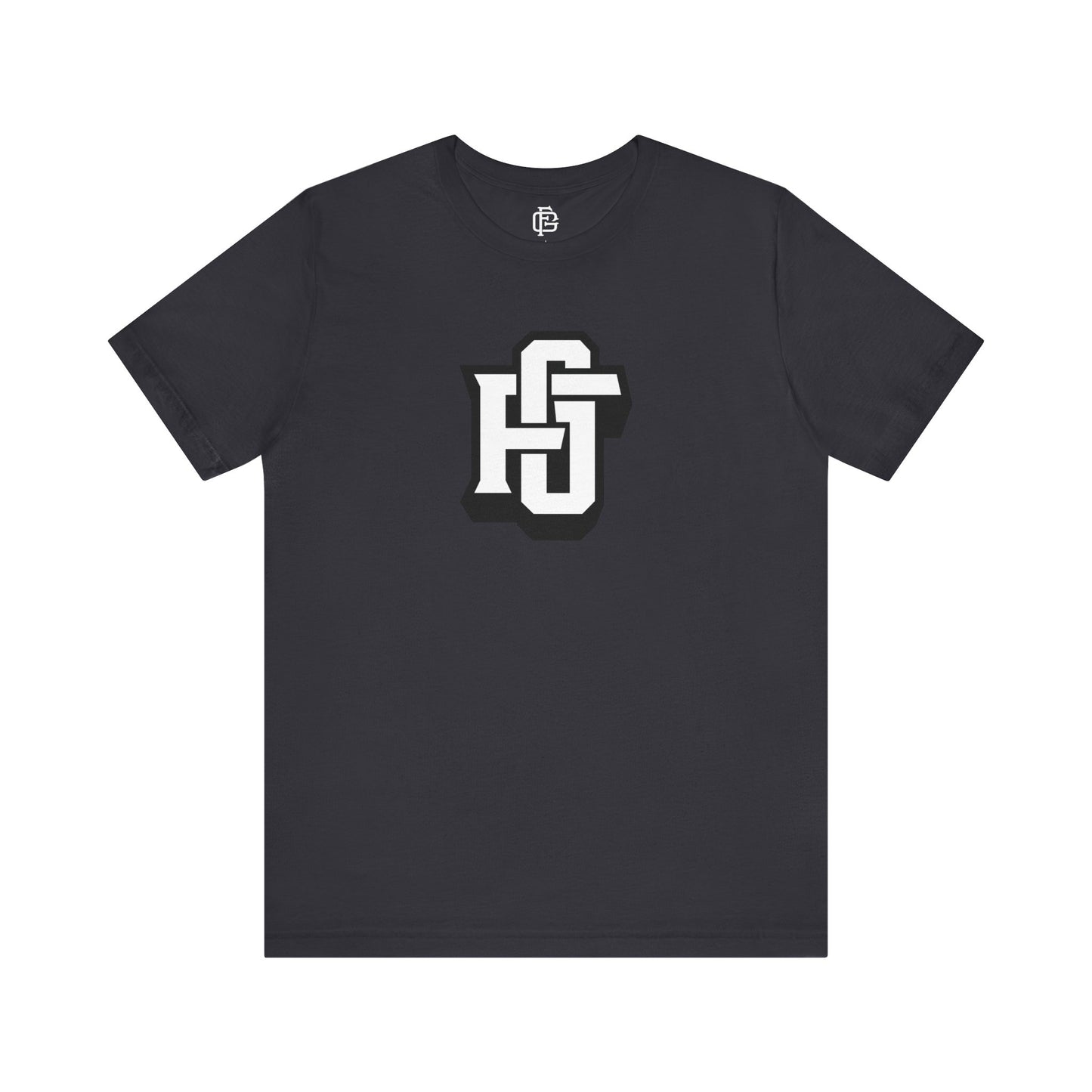 Fireground FG Alternate Monogram Center Dark Background Short Sleeve Tee