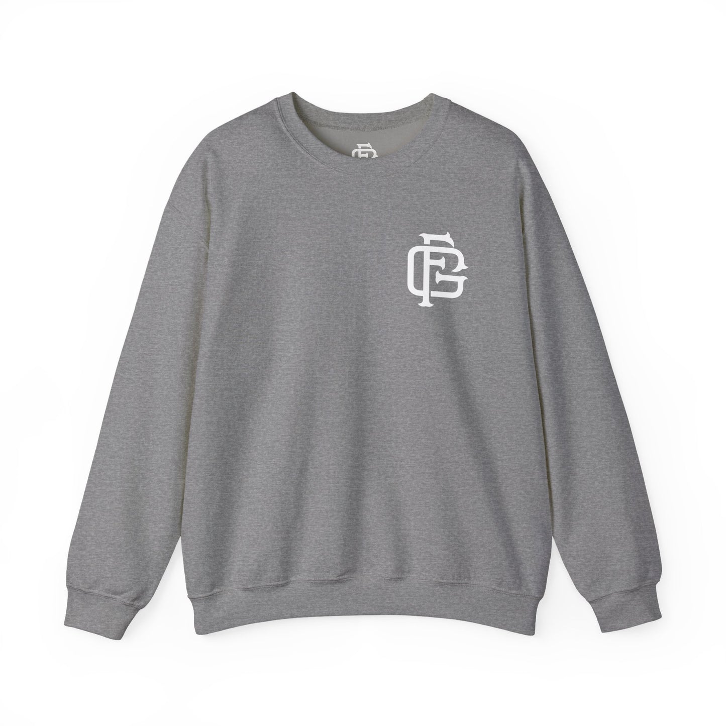 Fireground White FG Monogram Sweatshirt
