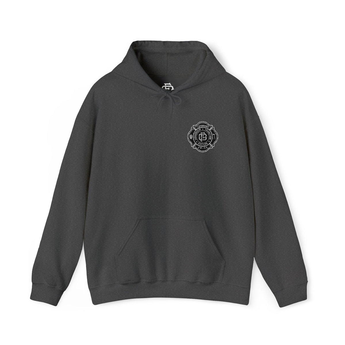 Fireground Maltese Cross (Embroidered) Hoodie