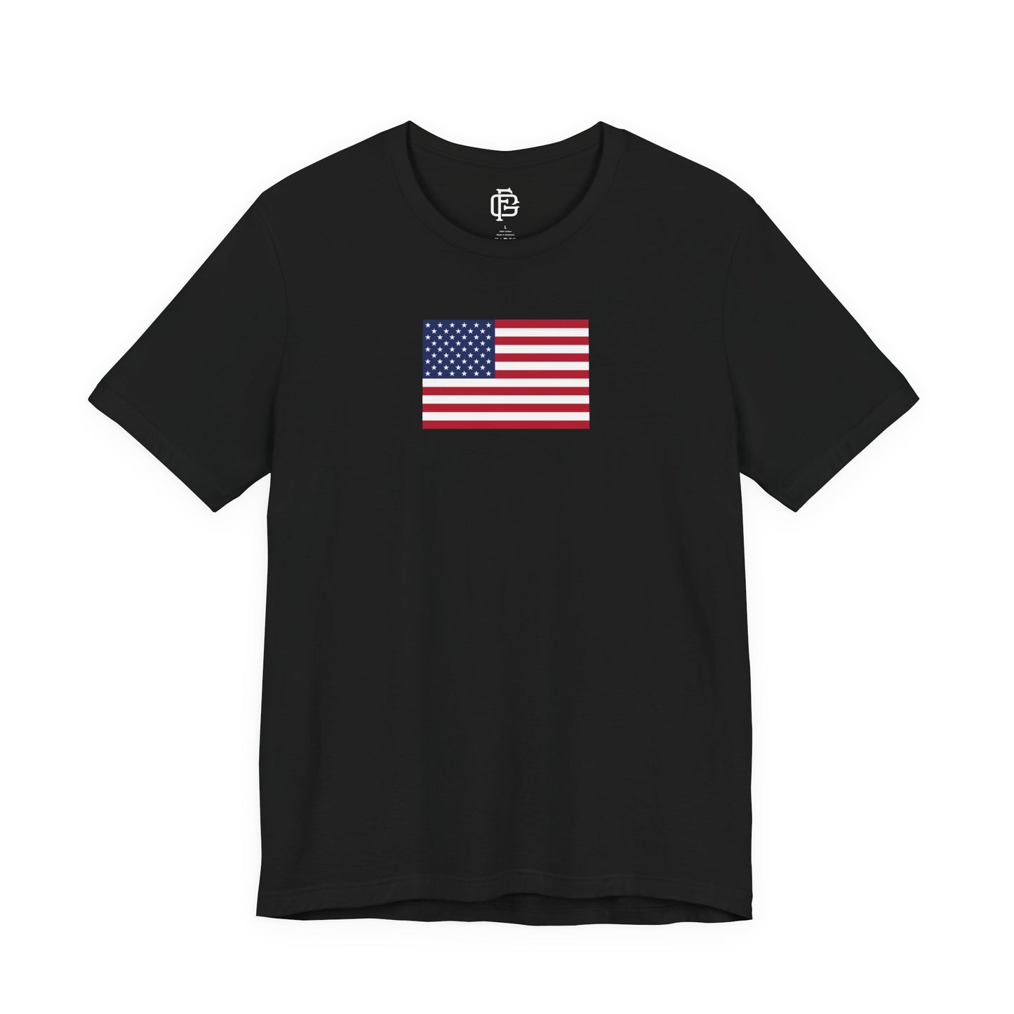 USA (Large Flag) Short Sleeve Tee