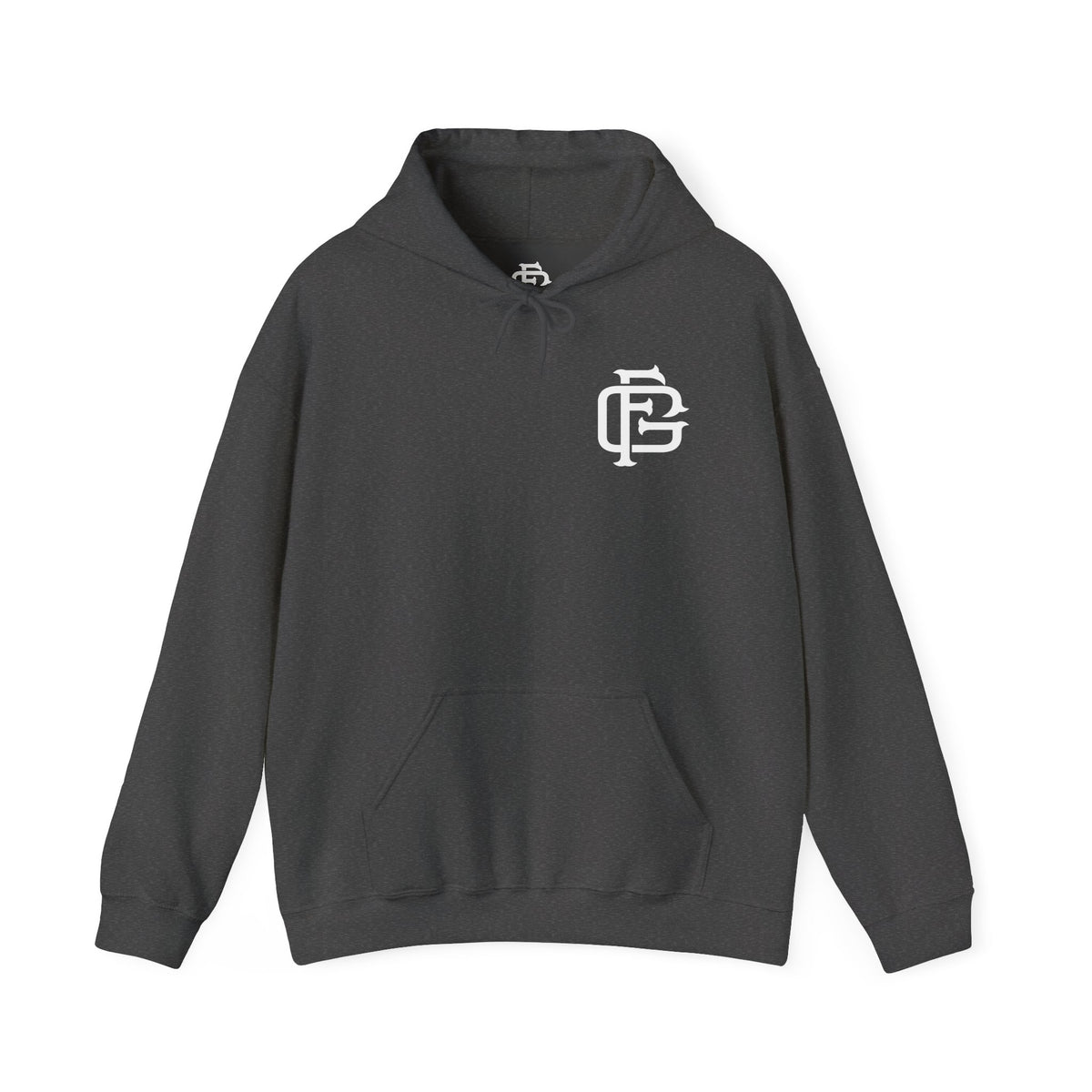 Fireground White FG Monogram Hoodie