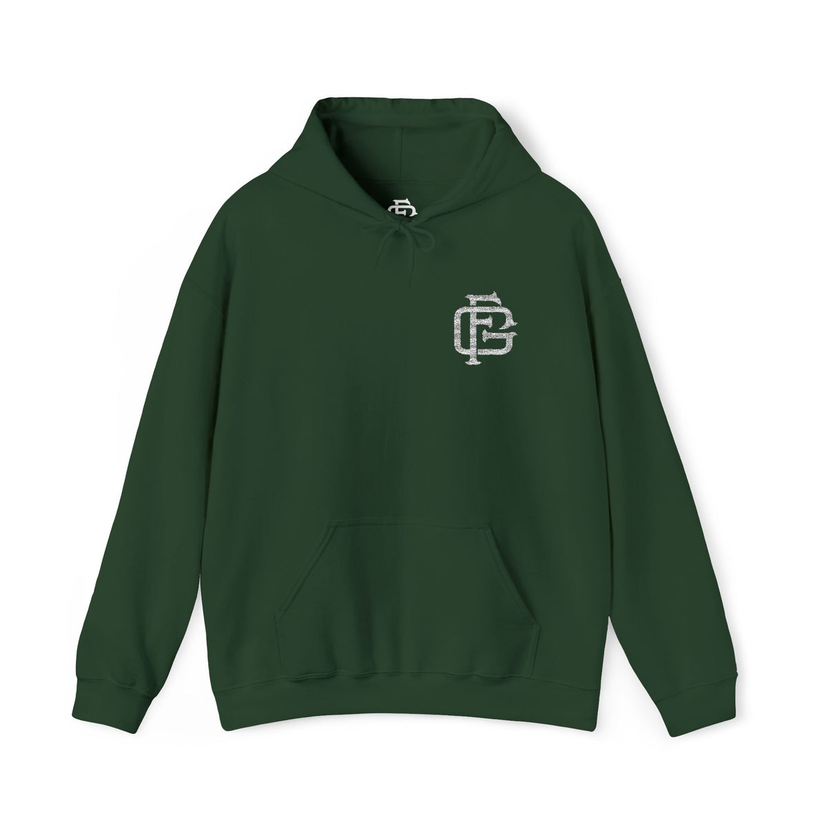 Fireground White FG Monogram (Embroidered) Hoodie