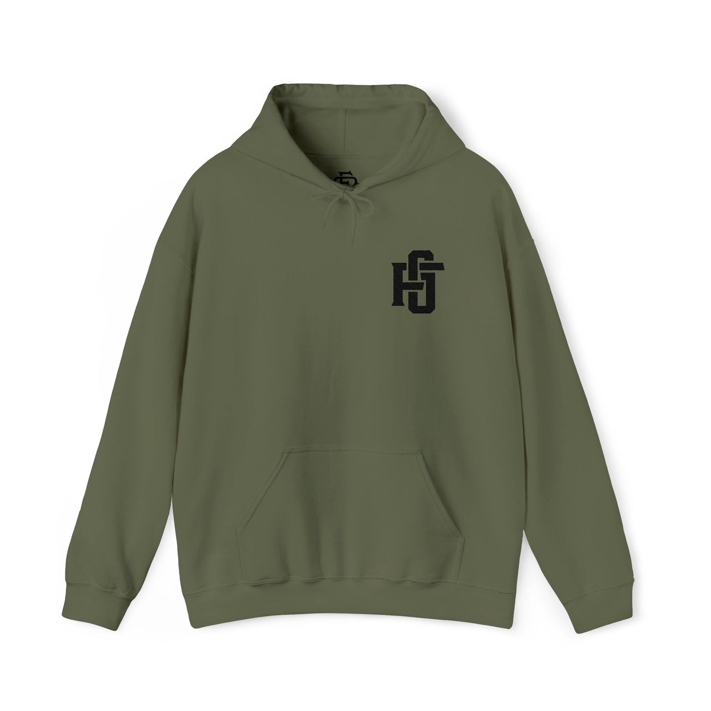 Fireground Black FG Alternate Monogram (Embroidered) Hoodie