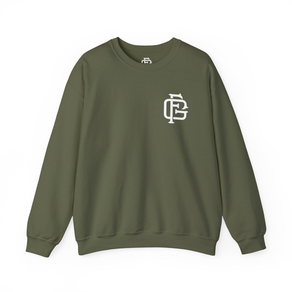 Fireground White FG Monogram Sweatshirt