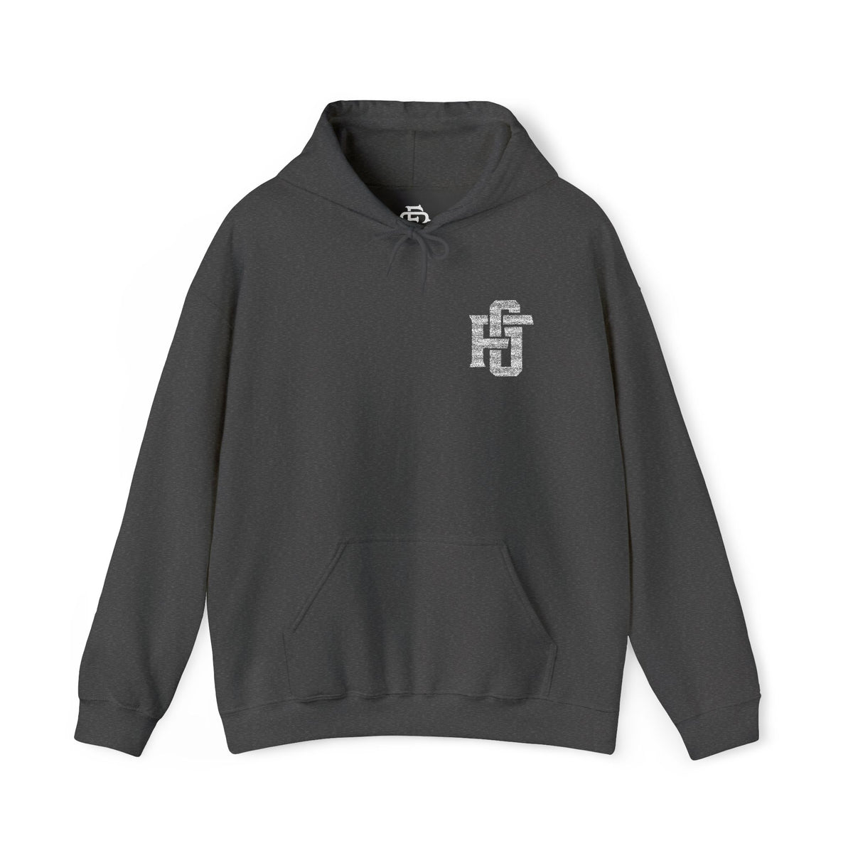 Fireground White FG Alternate Monogram (Embroidered) Hoodie