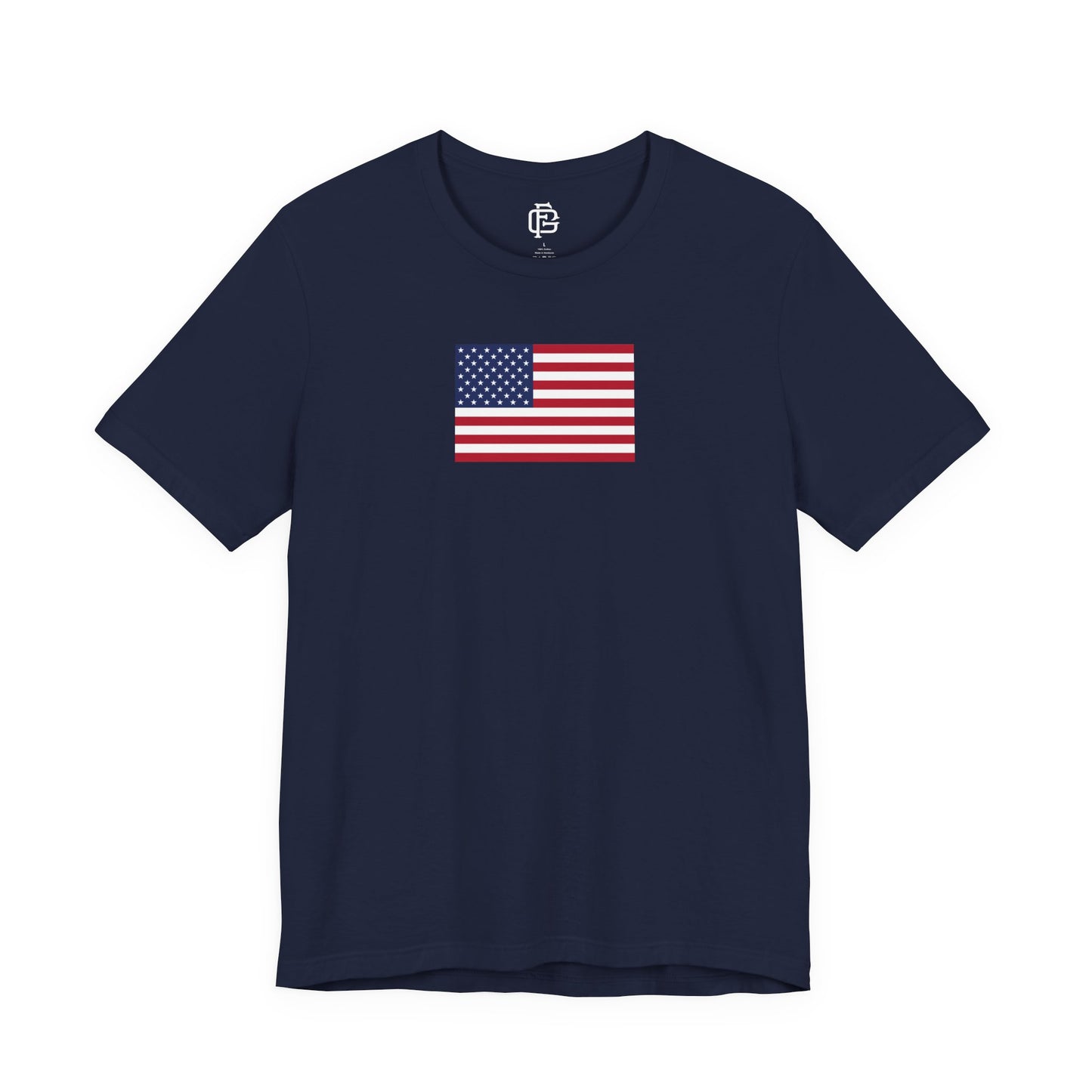 USA (Large Flag) Short Sleeve Tee