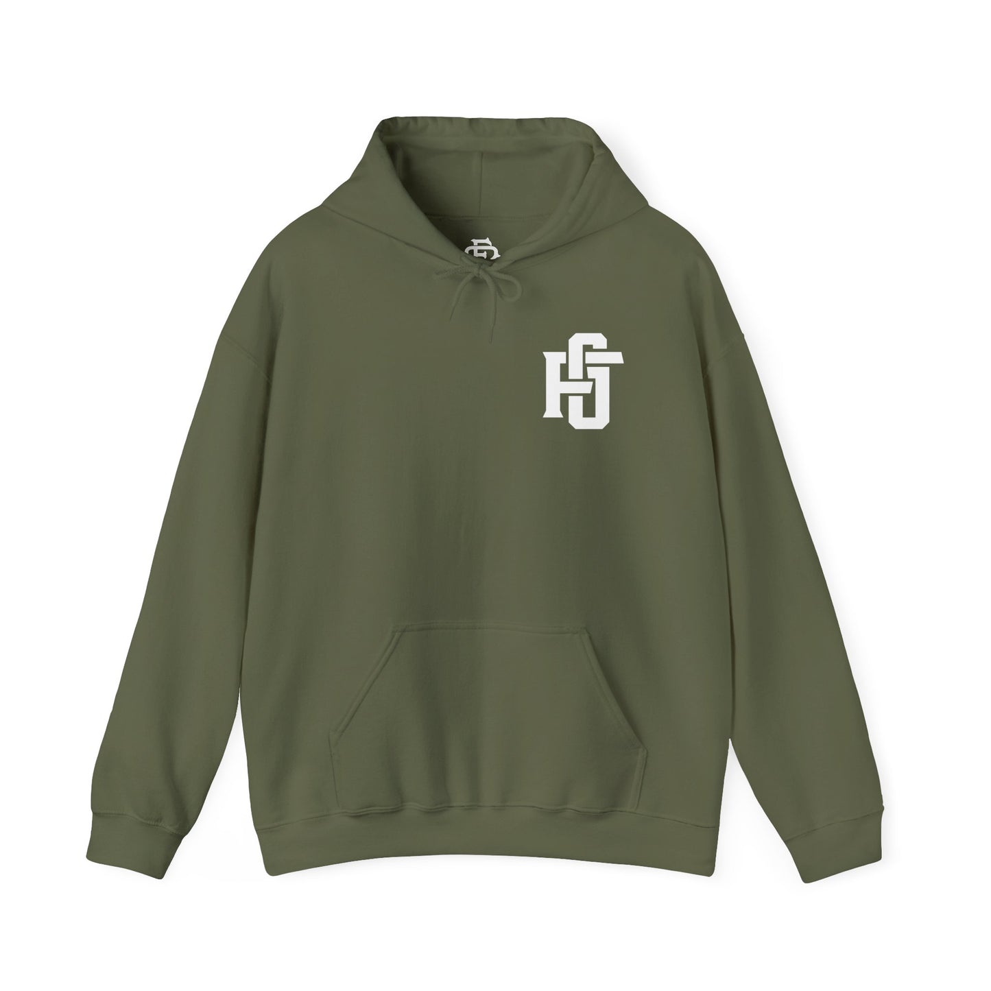 Fireground White FG Alternate Monogram Hoodie