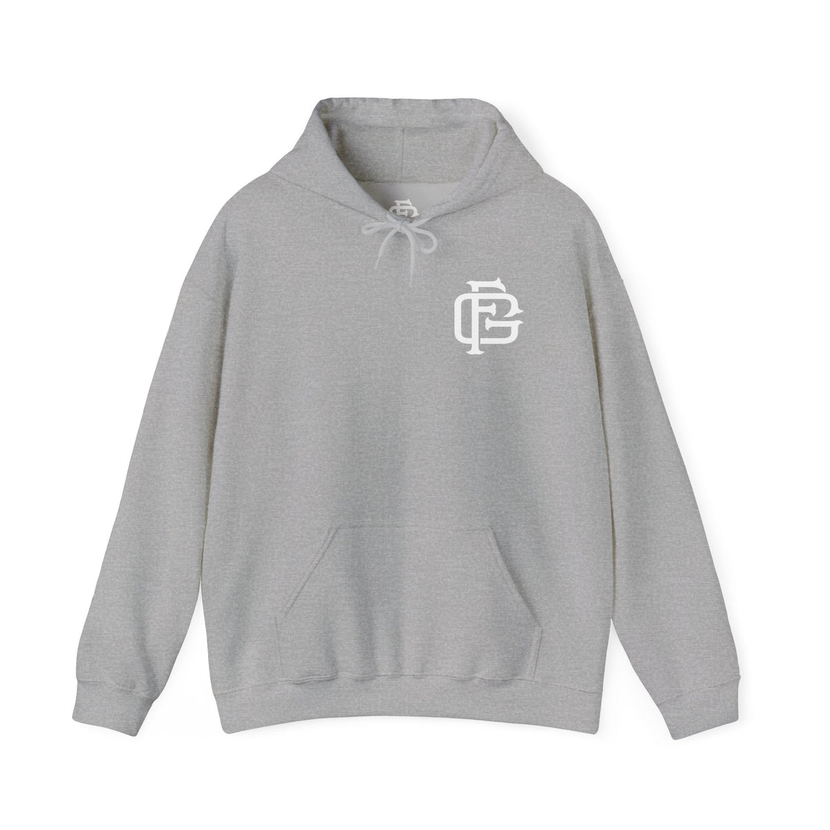 Fireground White FG Monogram Hoodie