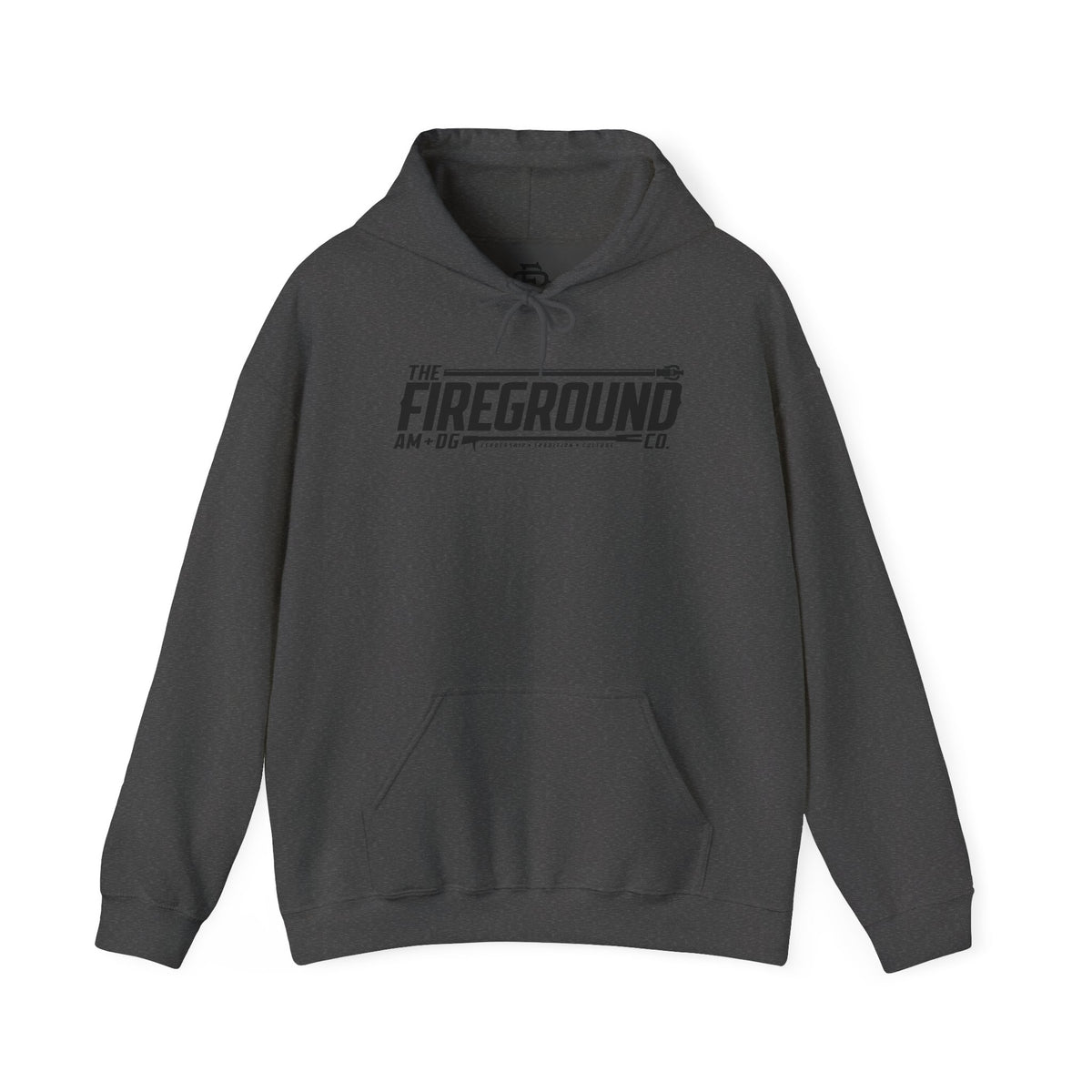 Fireground Black Banner Hoodie