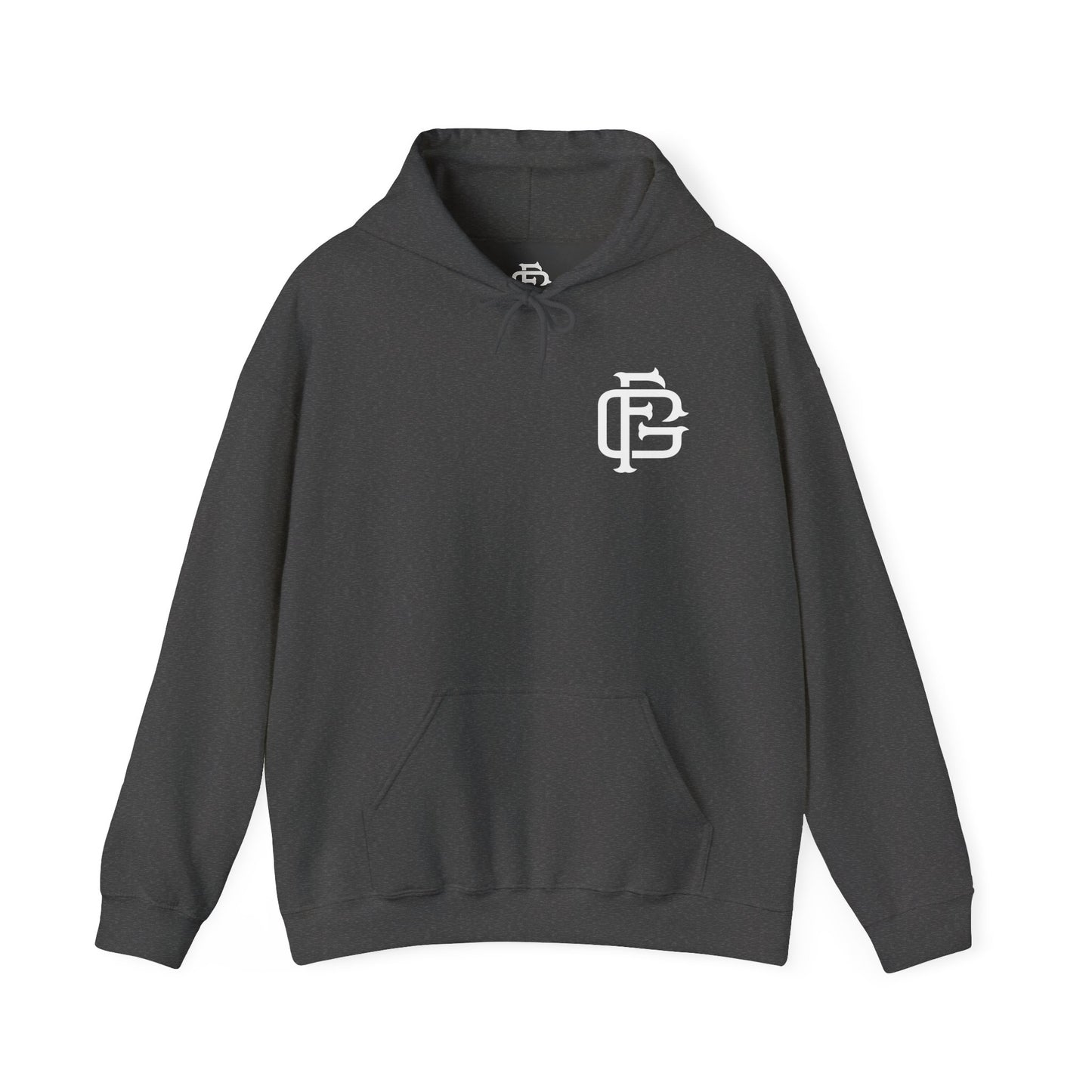 Fireground White FG Monogram Hoodie