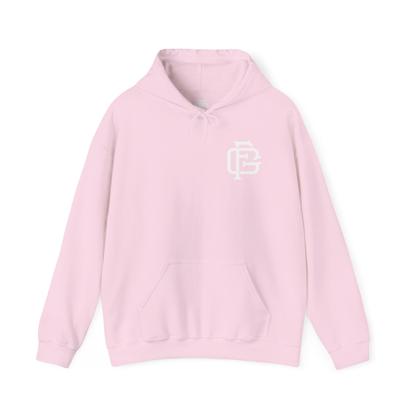 Fireground White FG Monogram Hoodie