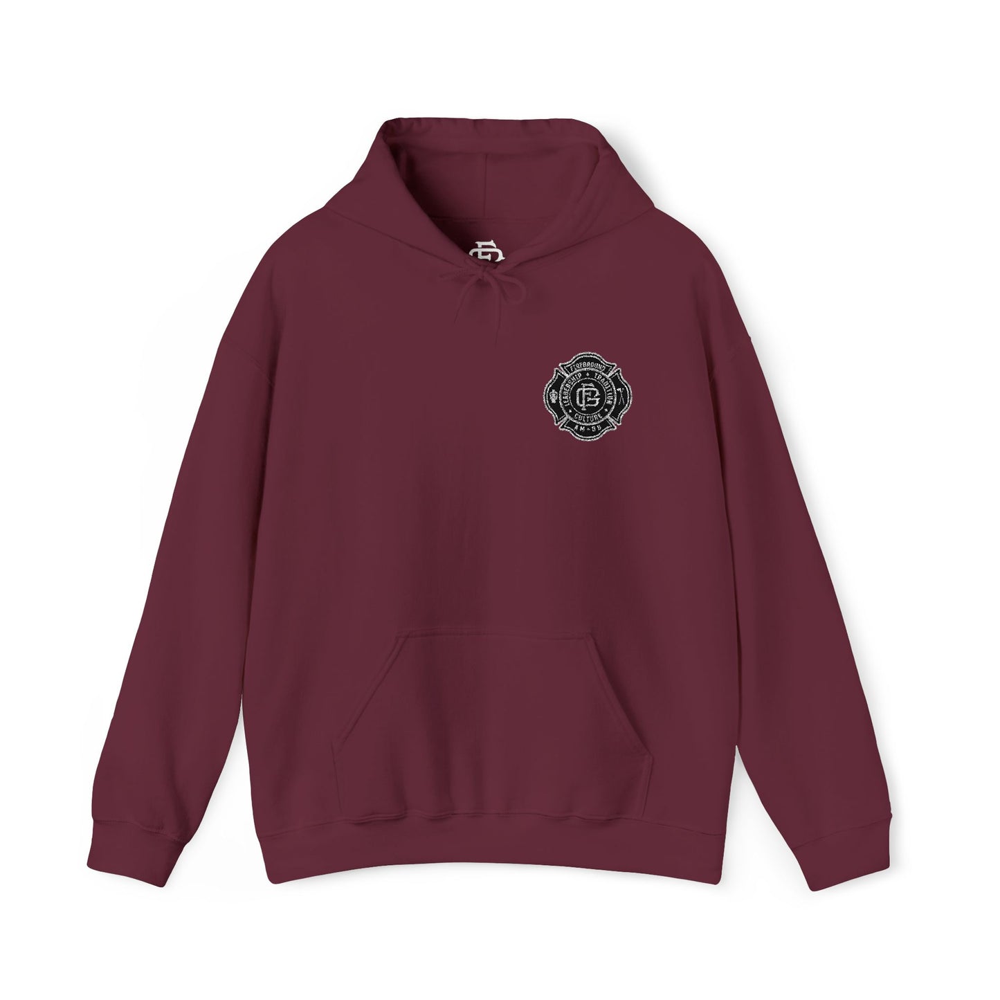 Fireground Maltese Cross (Embroidered) Hoodie