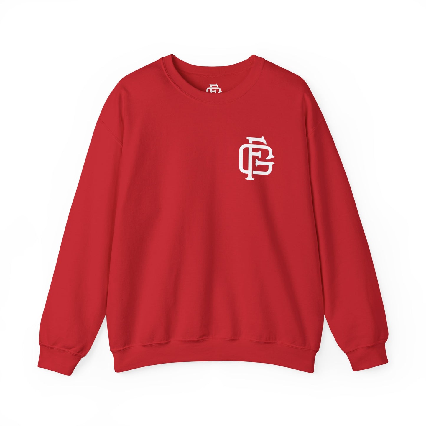 Fireground White FG Monogram Sweatshirt