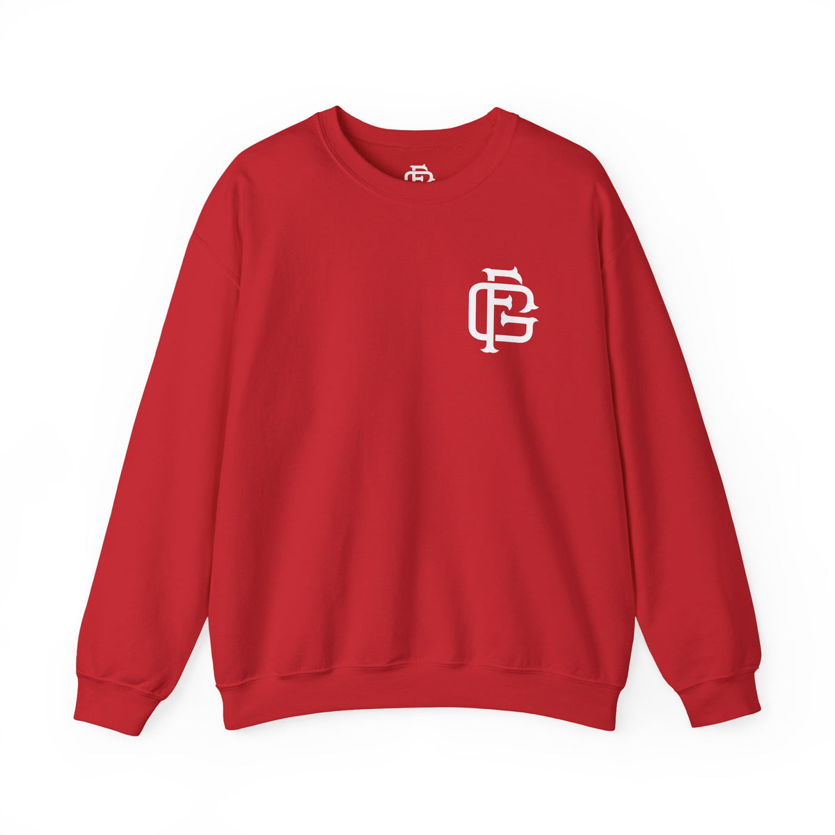 Fireground White FG Monogram Sweatshirt