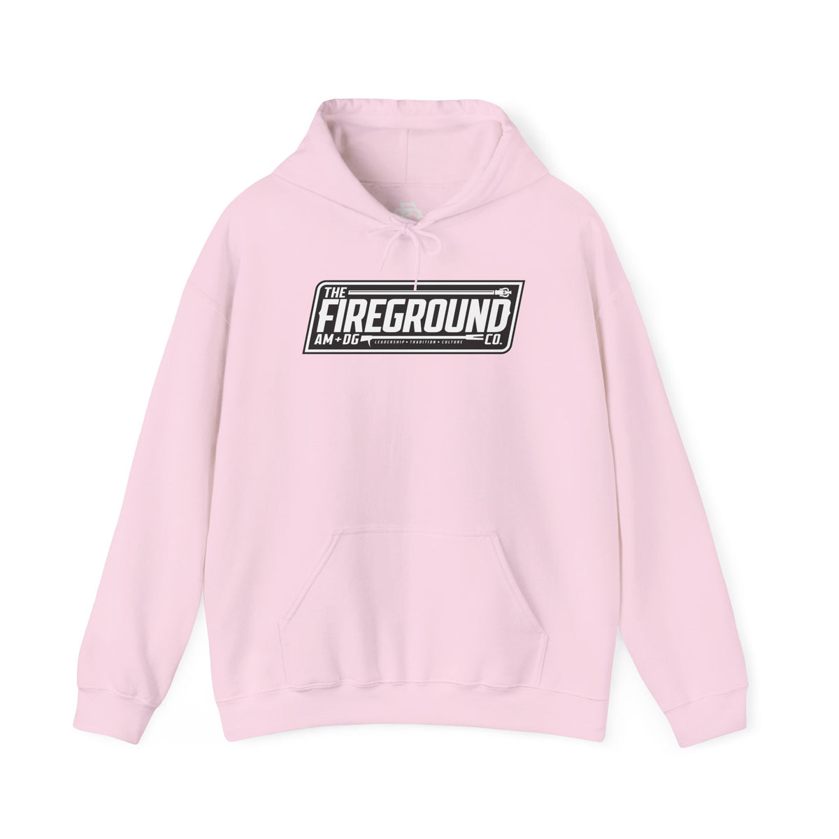 Fireground Dark Background Banner Hoodie