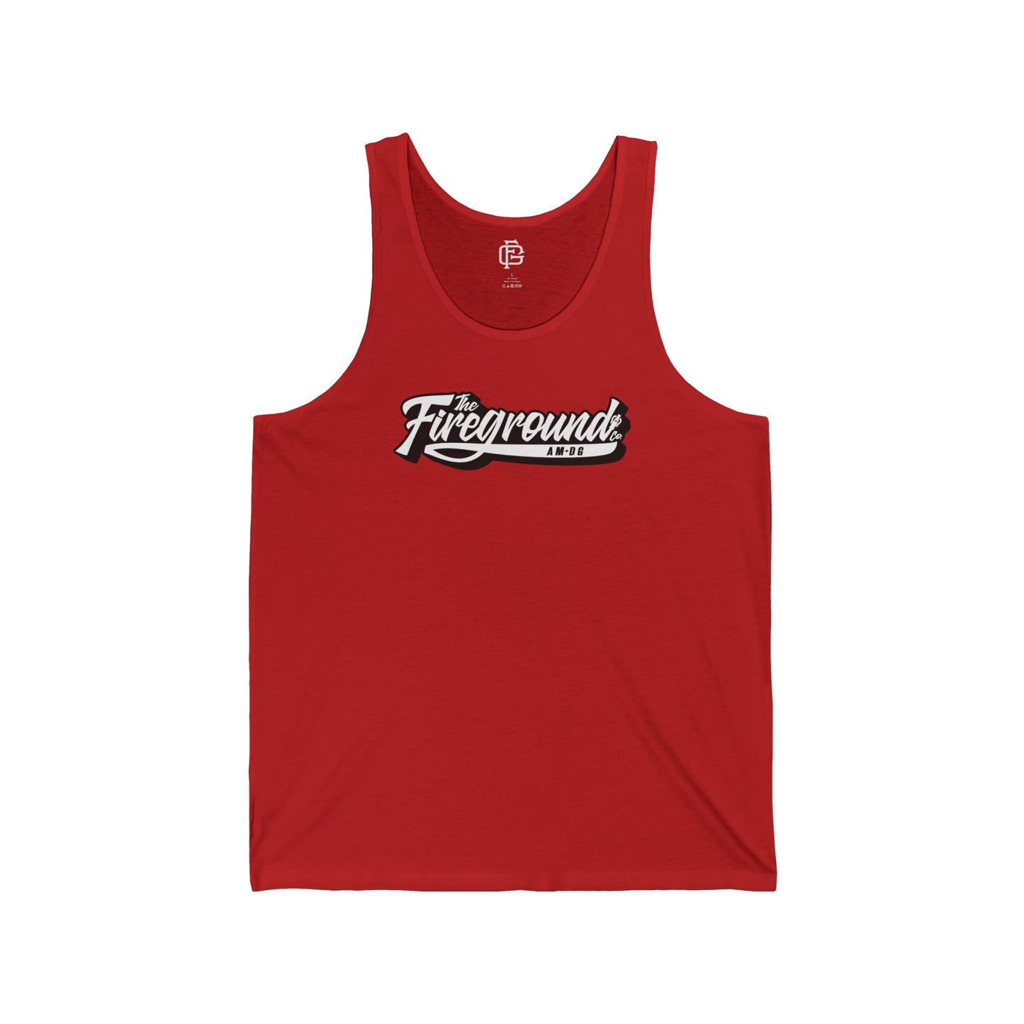 Fireground Freestyle Dark Background Tank Top