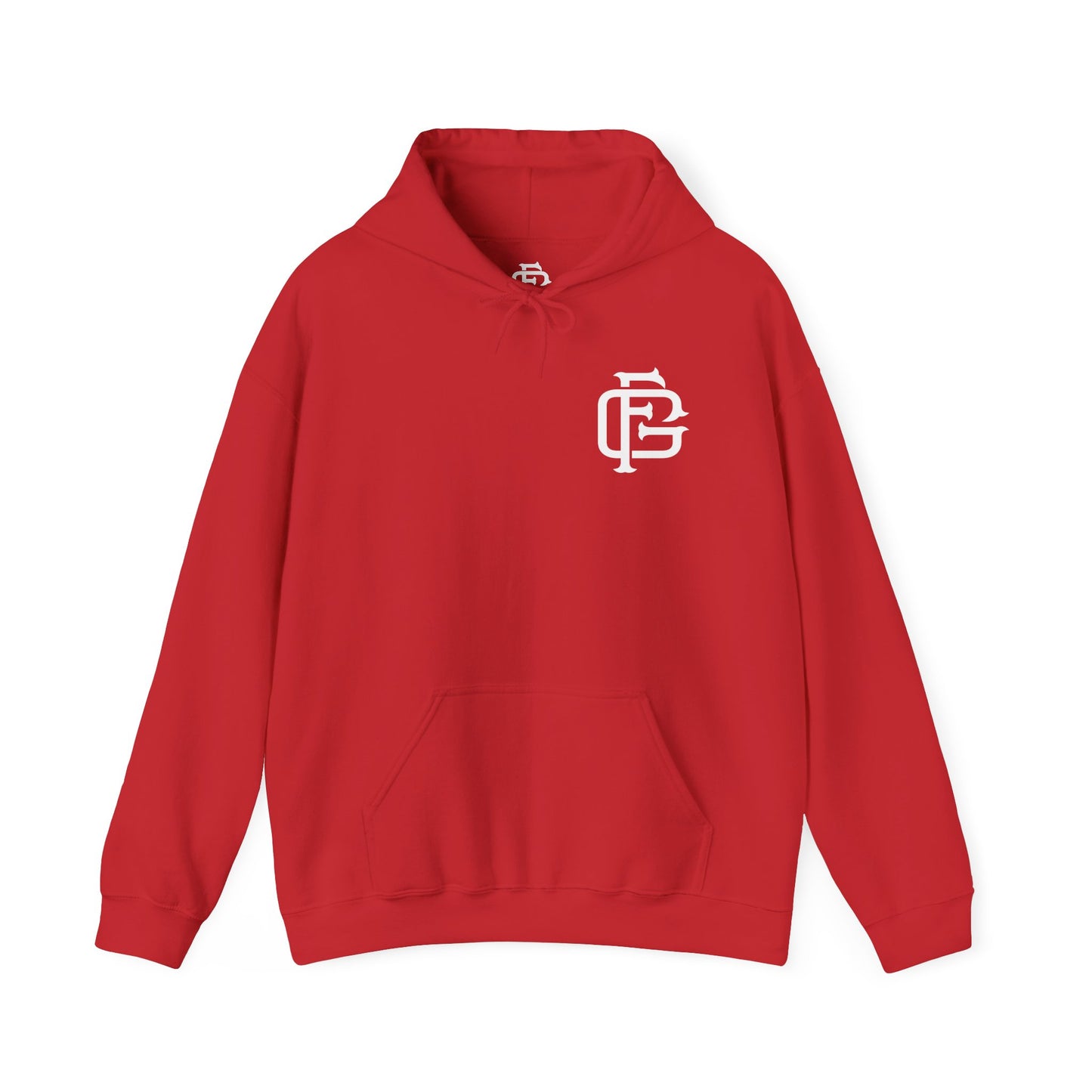 Fireground White FG Monogram Hoodie