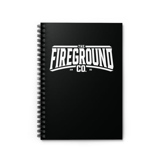 Fireground Title Spiral Notebook - Ruled Line