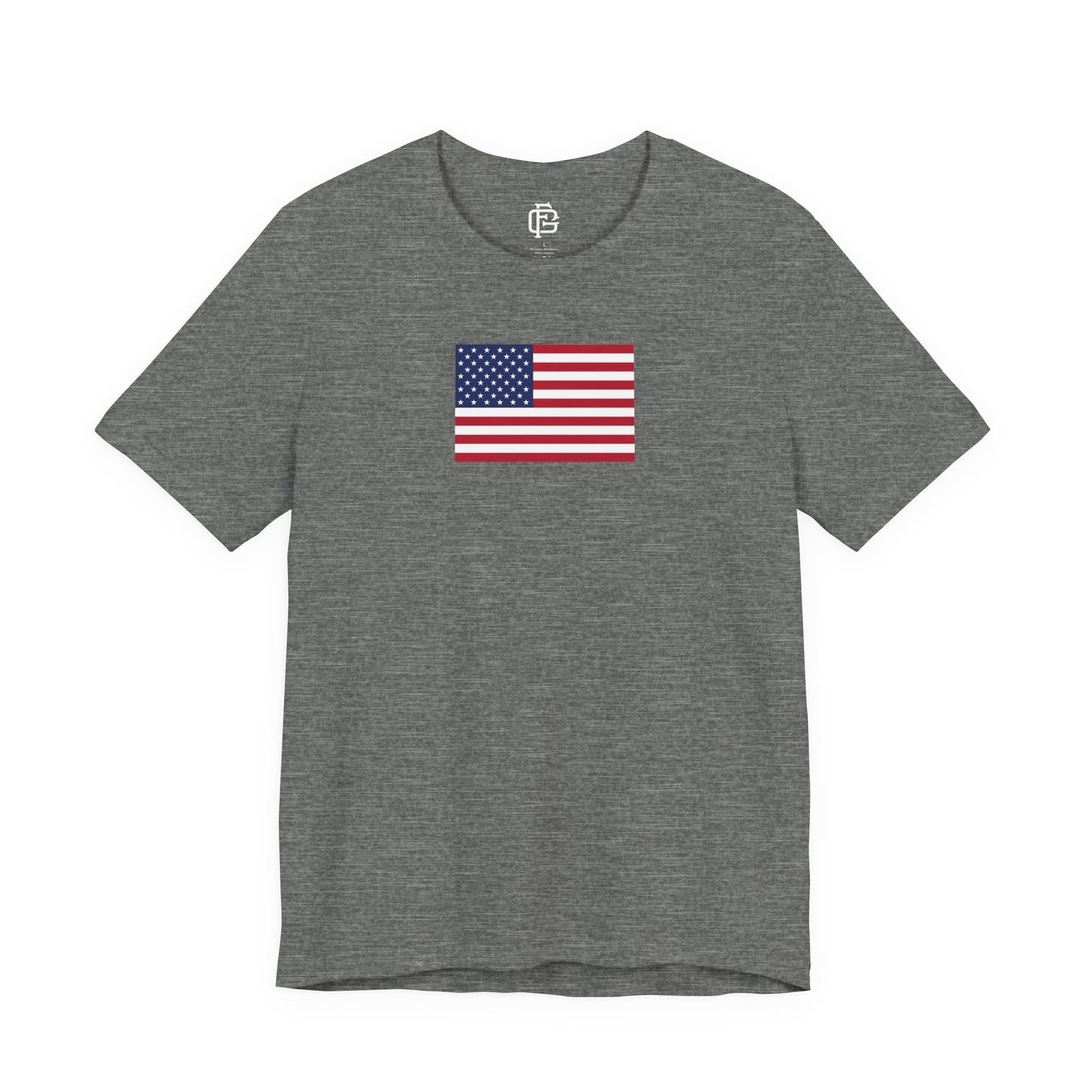 USA (Large Flag) Short Sleeve Tee