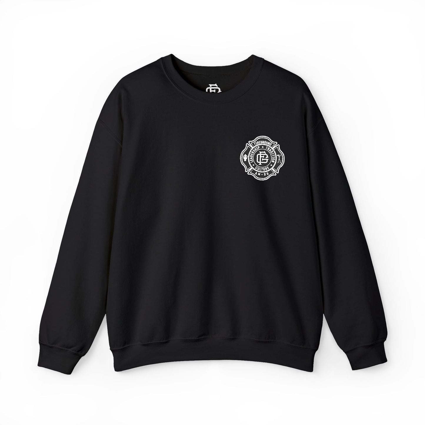 Fireground Maltese Cross (Embroidered) Crewneck Sweatshirt