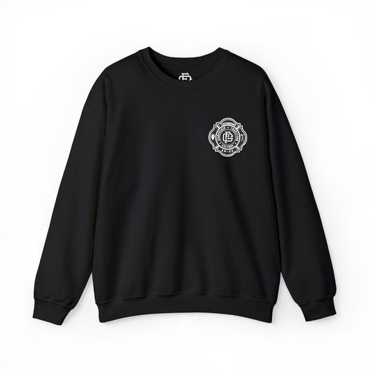 Fireground Maltese Cross (Embroidered) Crewneck Sweatshirt