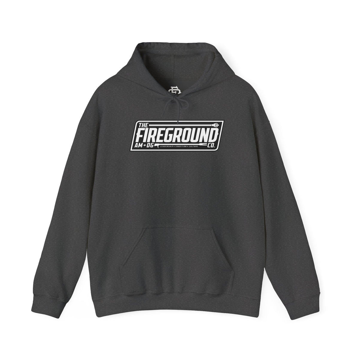 Fireground Dark Background Banner Hoodie