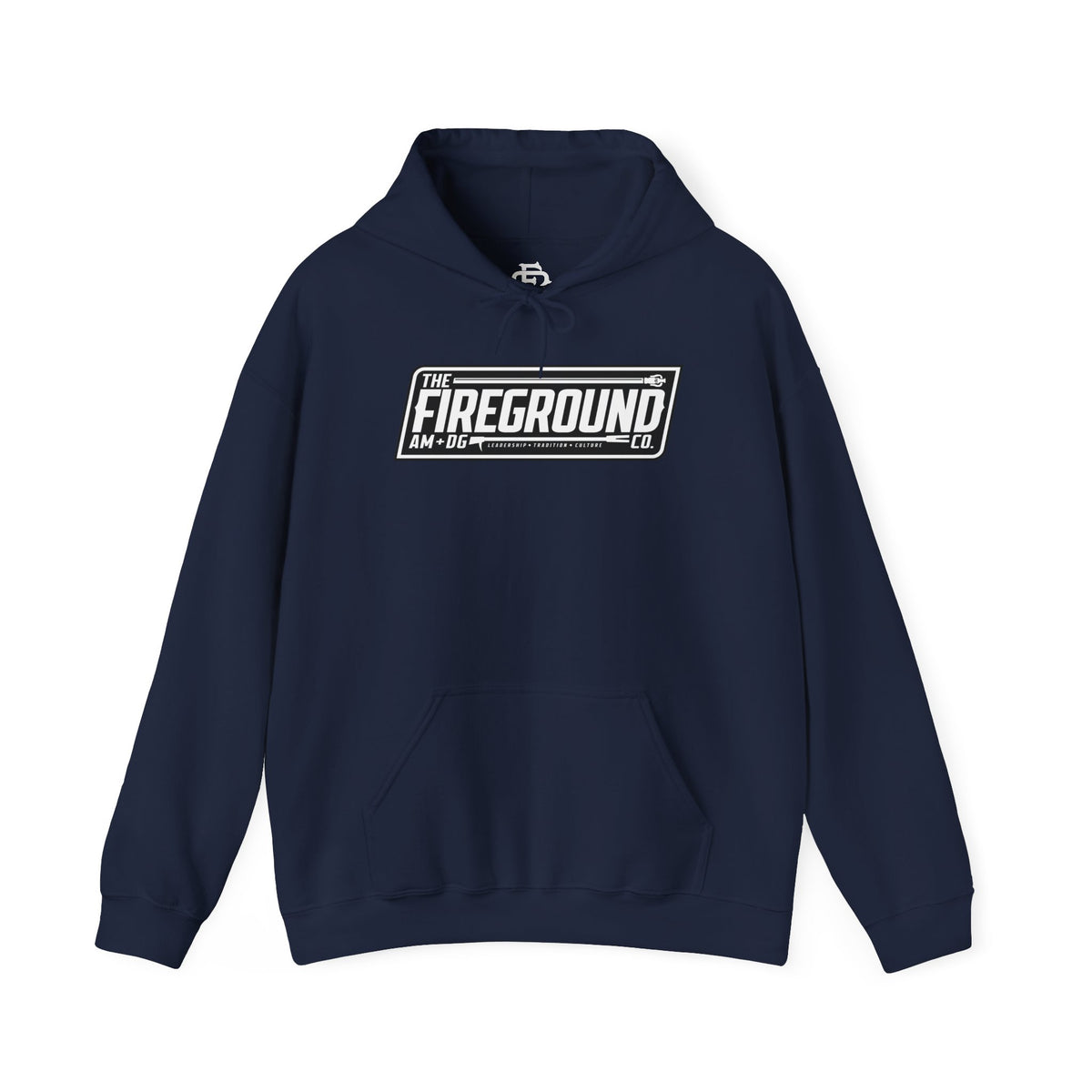 Fireground Dark Background Banner Hoodie