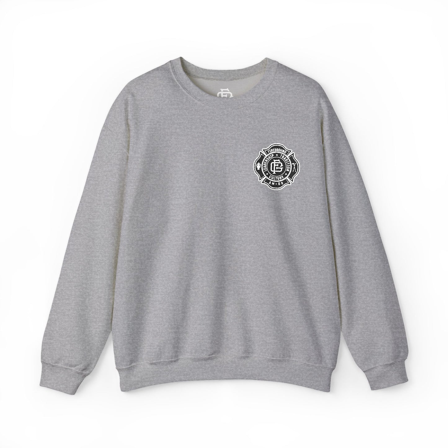 Fireground Maltese Cross (Embroidered) Crewneck Sweatshirt