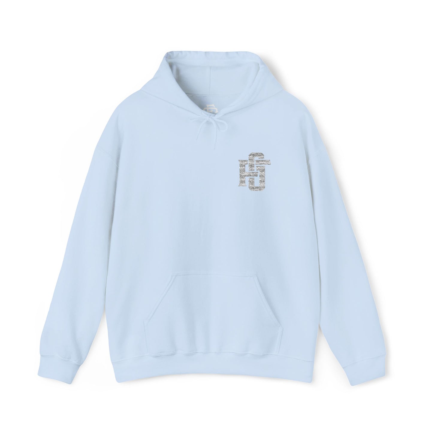 Fireground White FG Alternate Monogram (Embroidered) Hoodie
