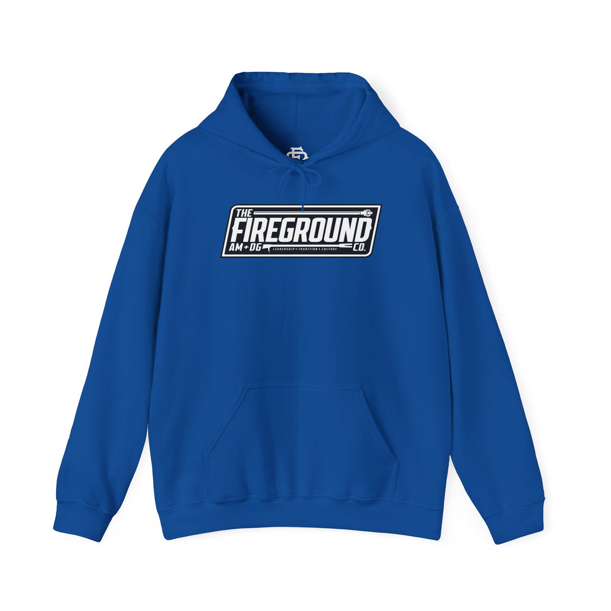 Fireground Dark Background Banner Hoodie