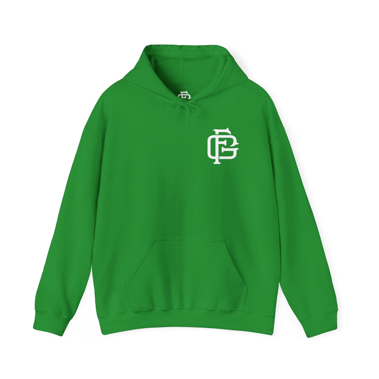 Fireground White FG Monogram Hoodie