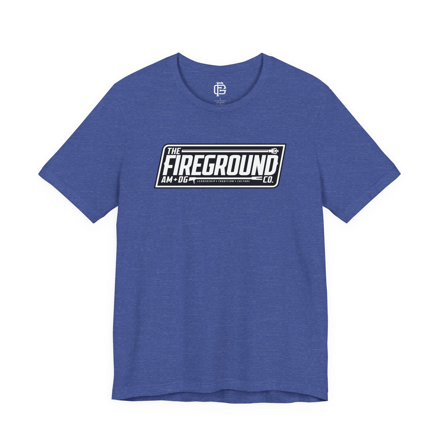 Fireground Banner Dark Background Short Sleeve Tee