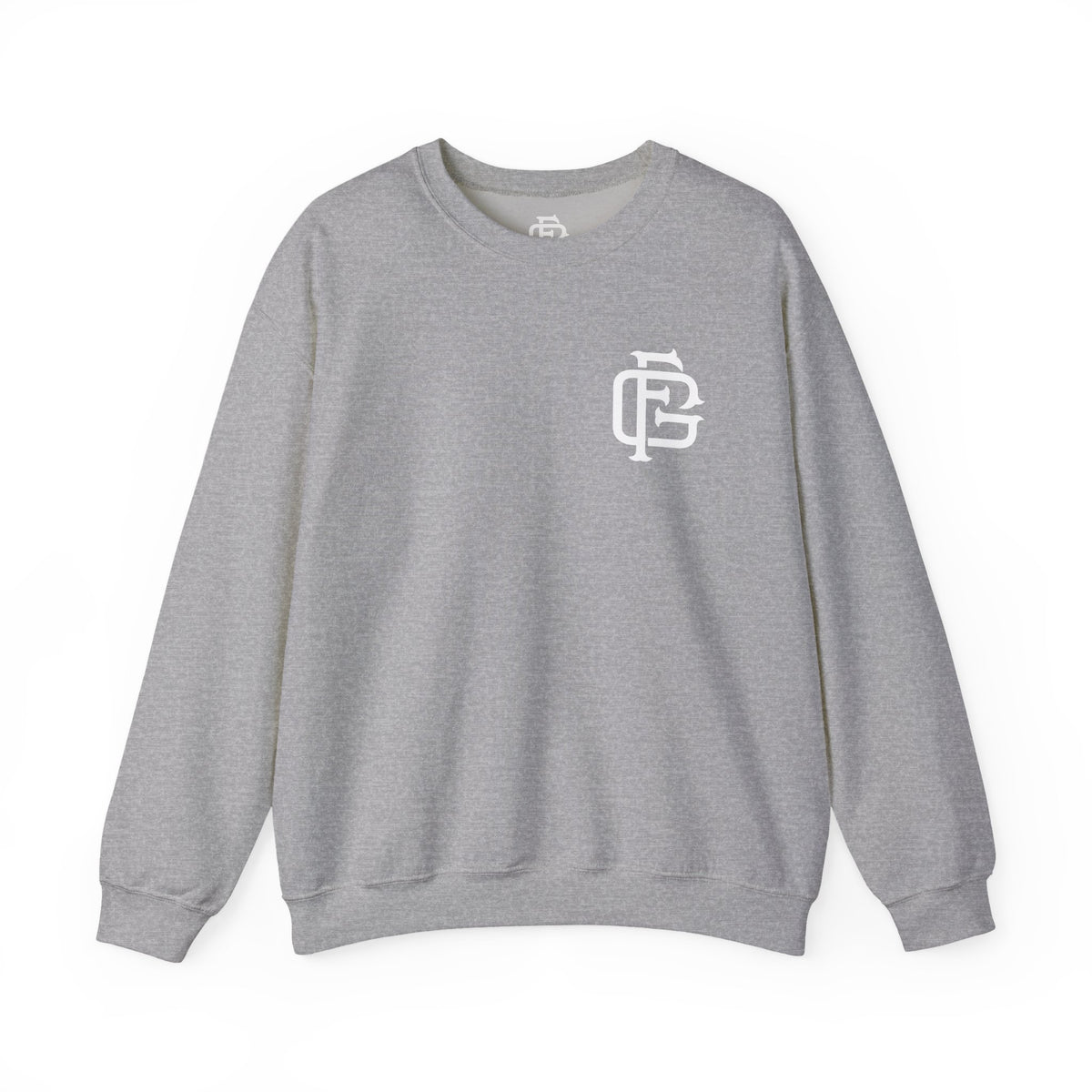 Fireground White FG Monogram Sweatshirt