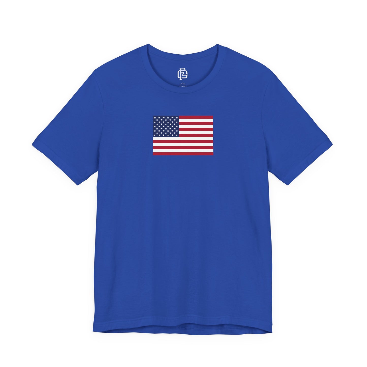 USA (Large Flag) Short Sleeve Tee