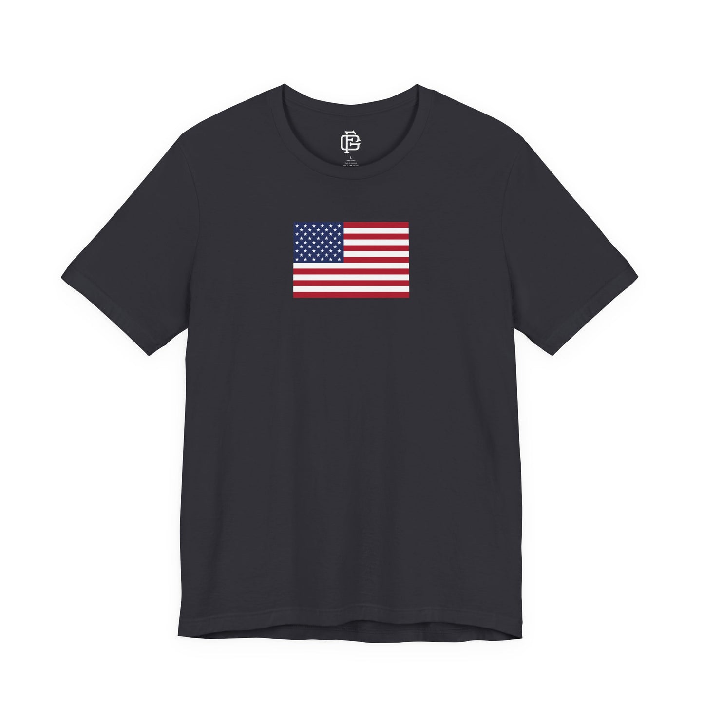 USA (Large Flag) Short Sleeve Tee