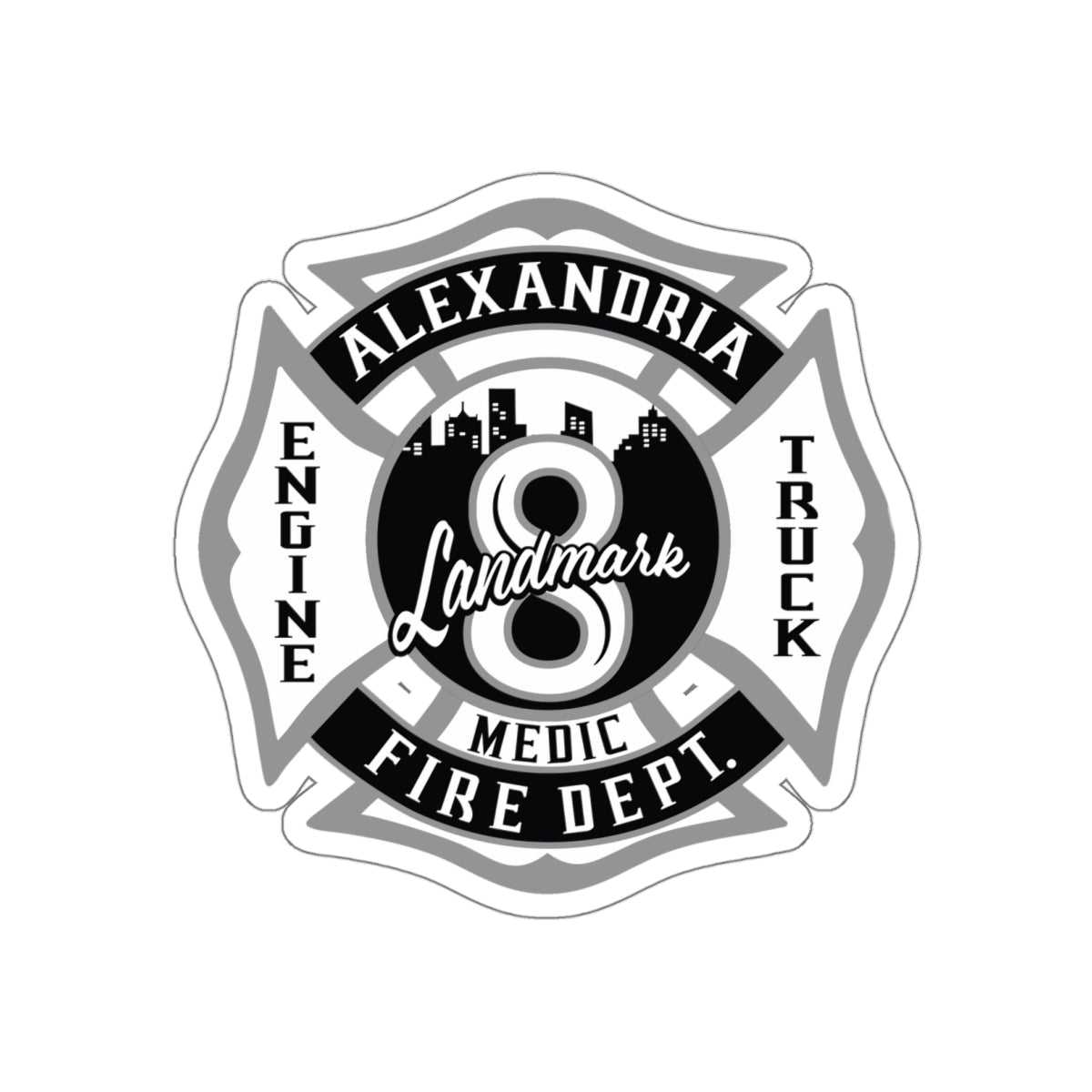 Company No. 8 Decal