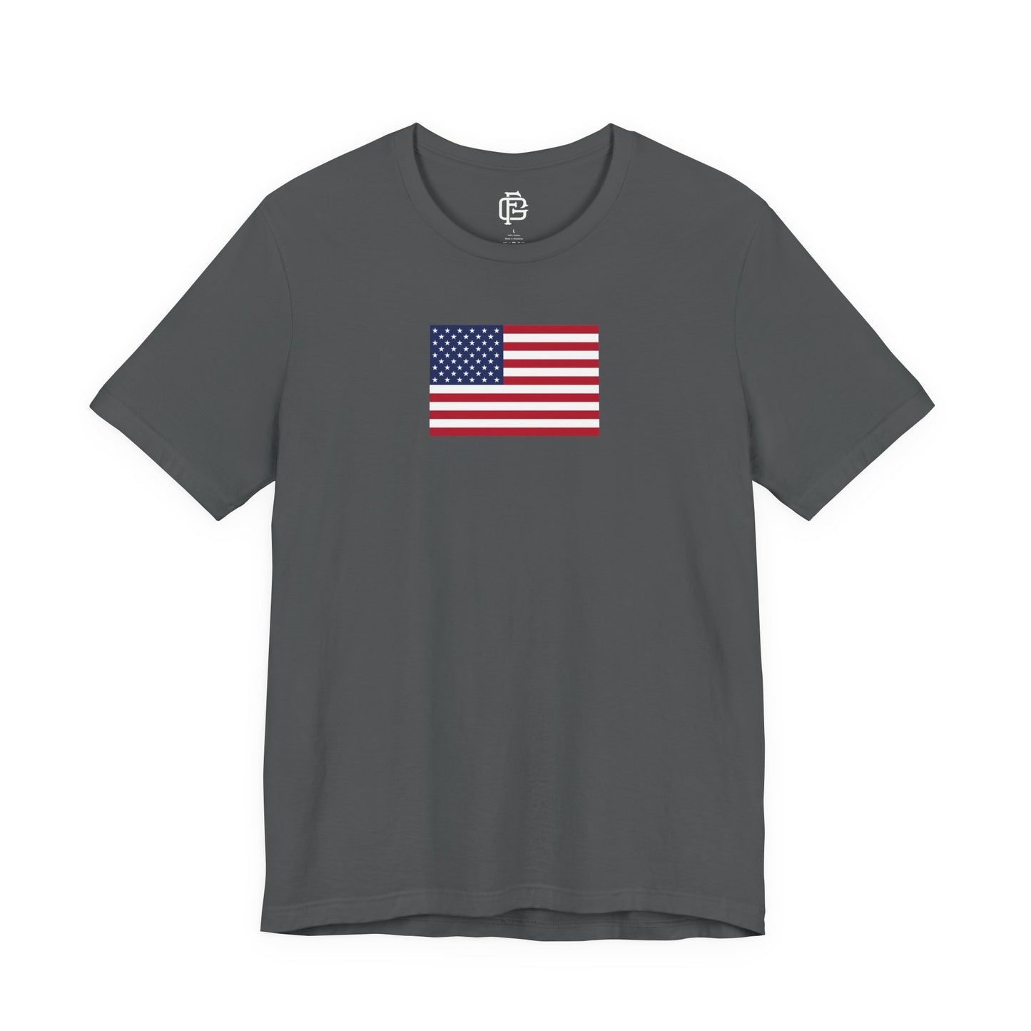 USA (Large Flag) Short Sleeve Tee