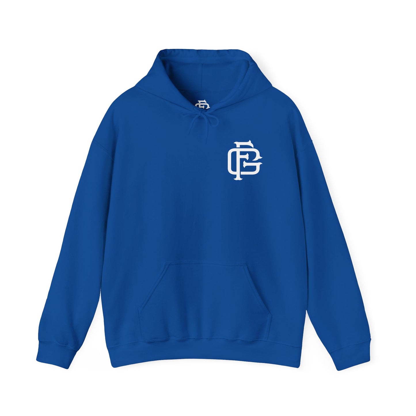 Fireground White FG Monogram Hoodie