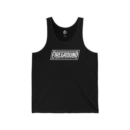 Fireground Banner Dark Background Tank Top