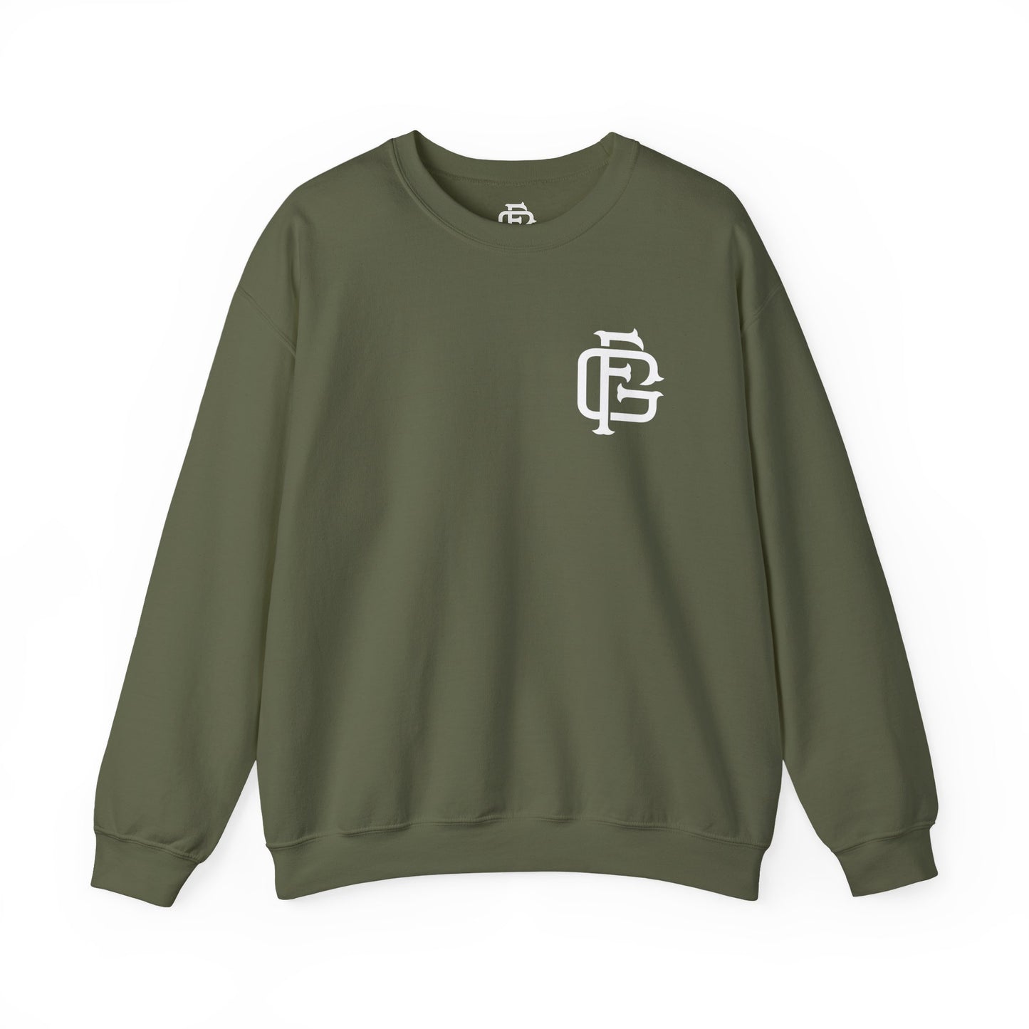 Fireground White FG Monogram Sweatshirt