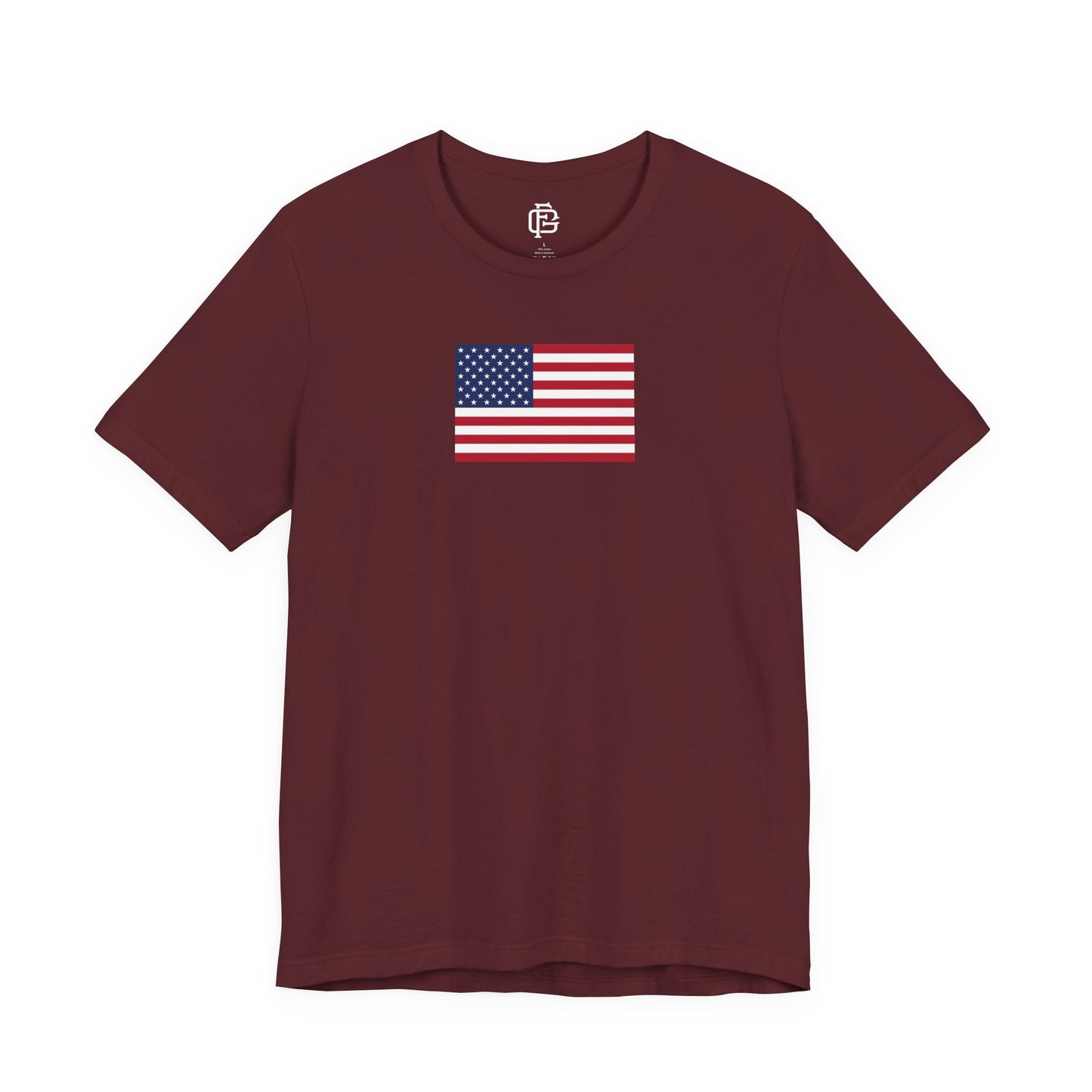 USA (Large Flag) Short Sleeve Tee
