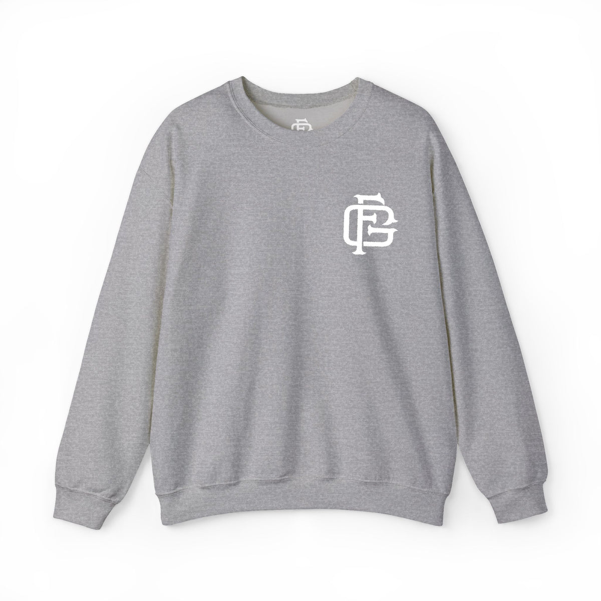 Fireground White FG Monogram (Embroidered) Sweatshirt