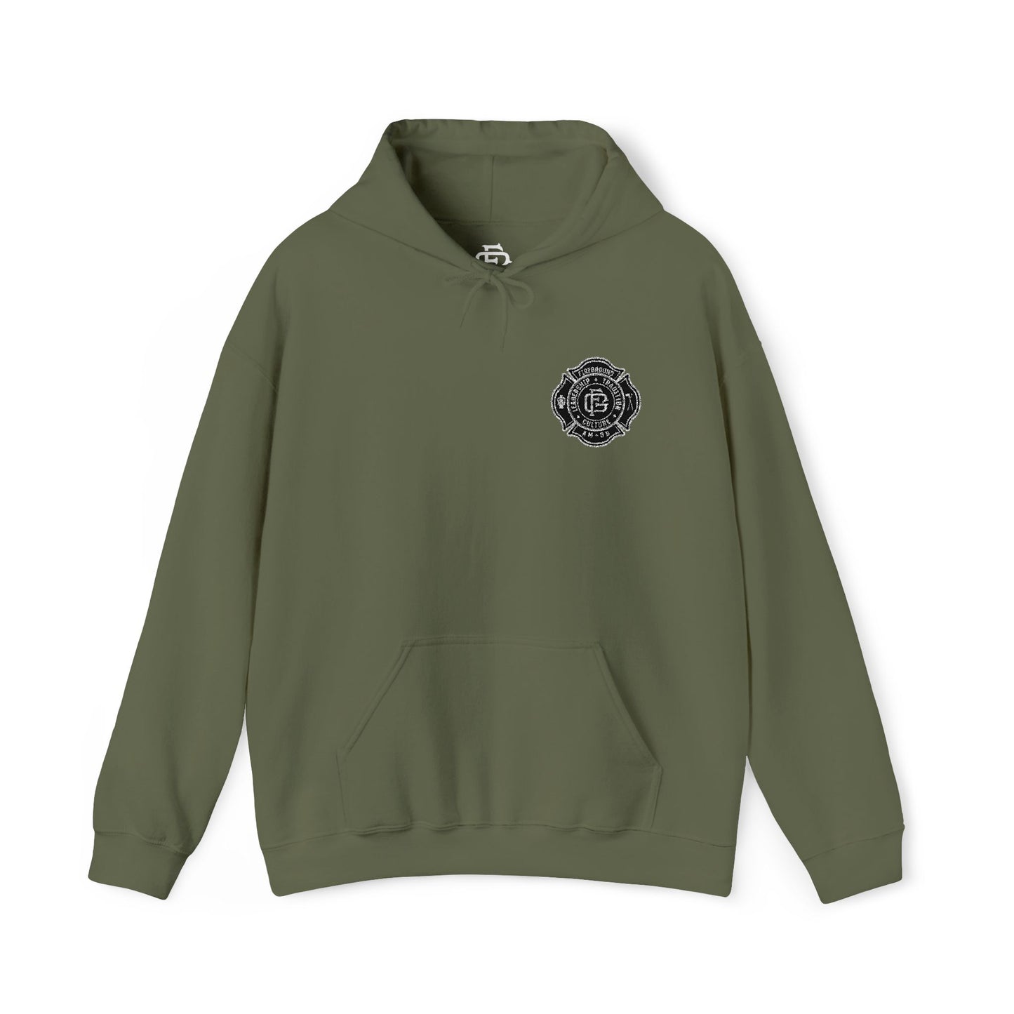 Fireground Maltese Cross (Embroidered) Hoodie